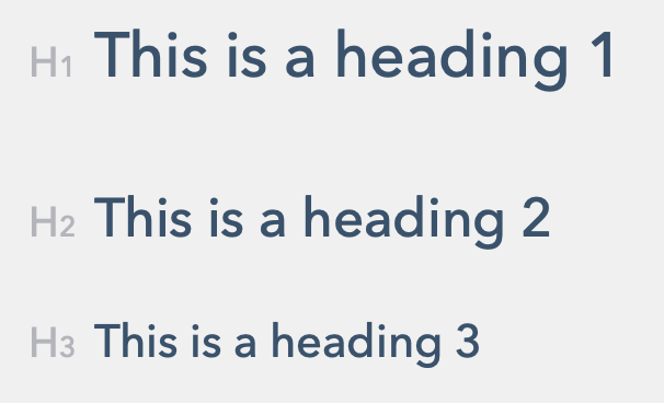 Headings in Markdown