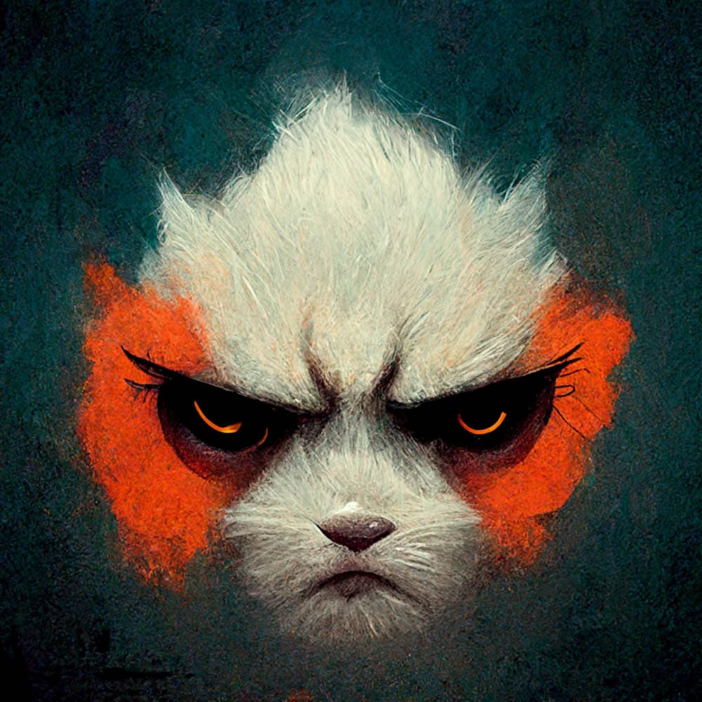 Angry by Midjourney