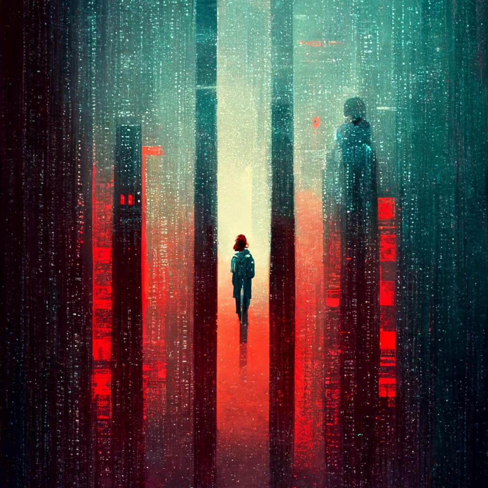 Binary by Midjourney