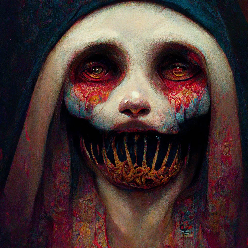 Gluttony by AI artist
