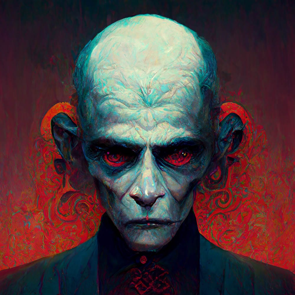 Greed by AI artist