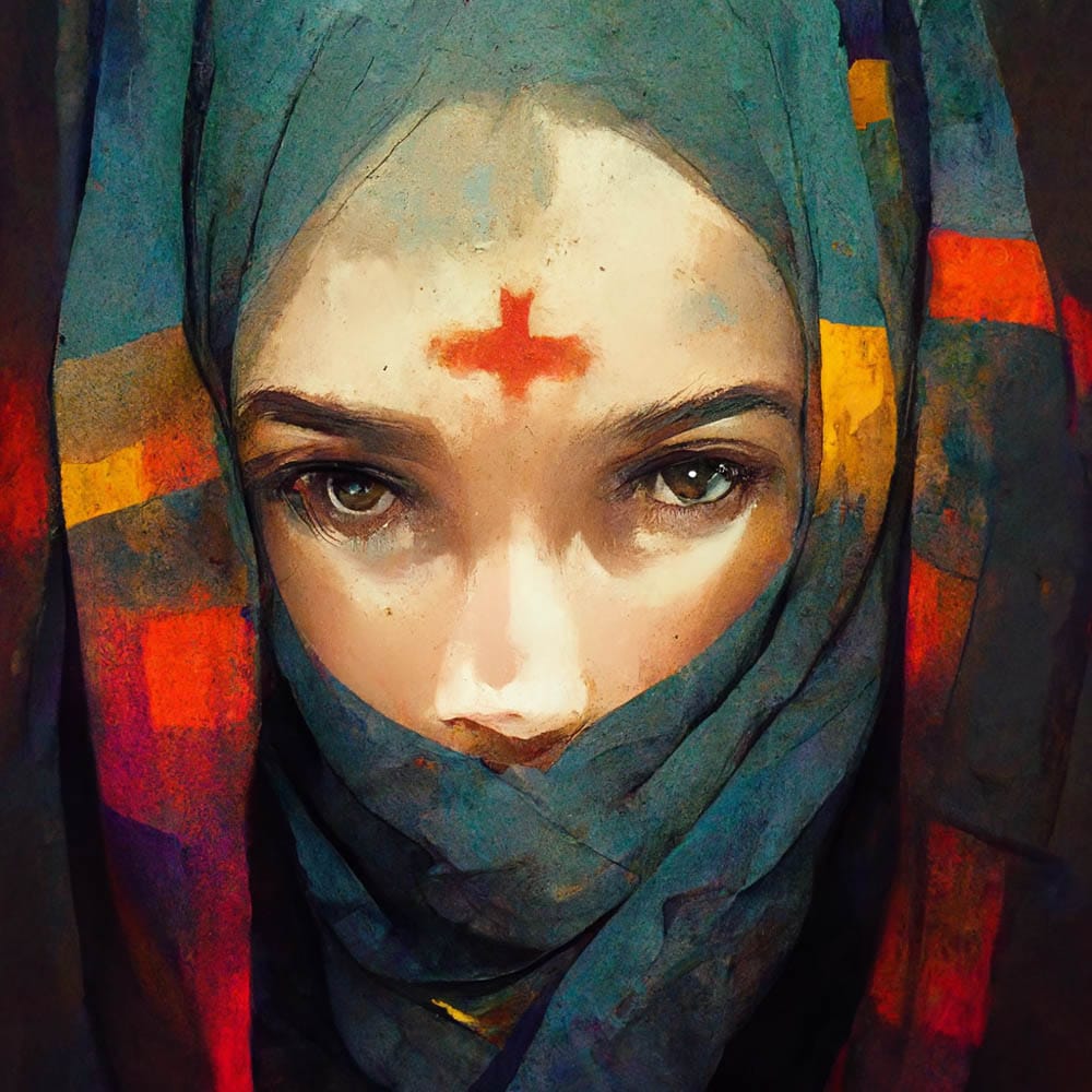 No Religion by Midjourney