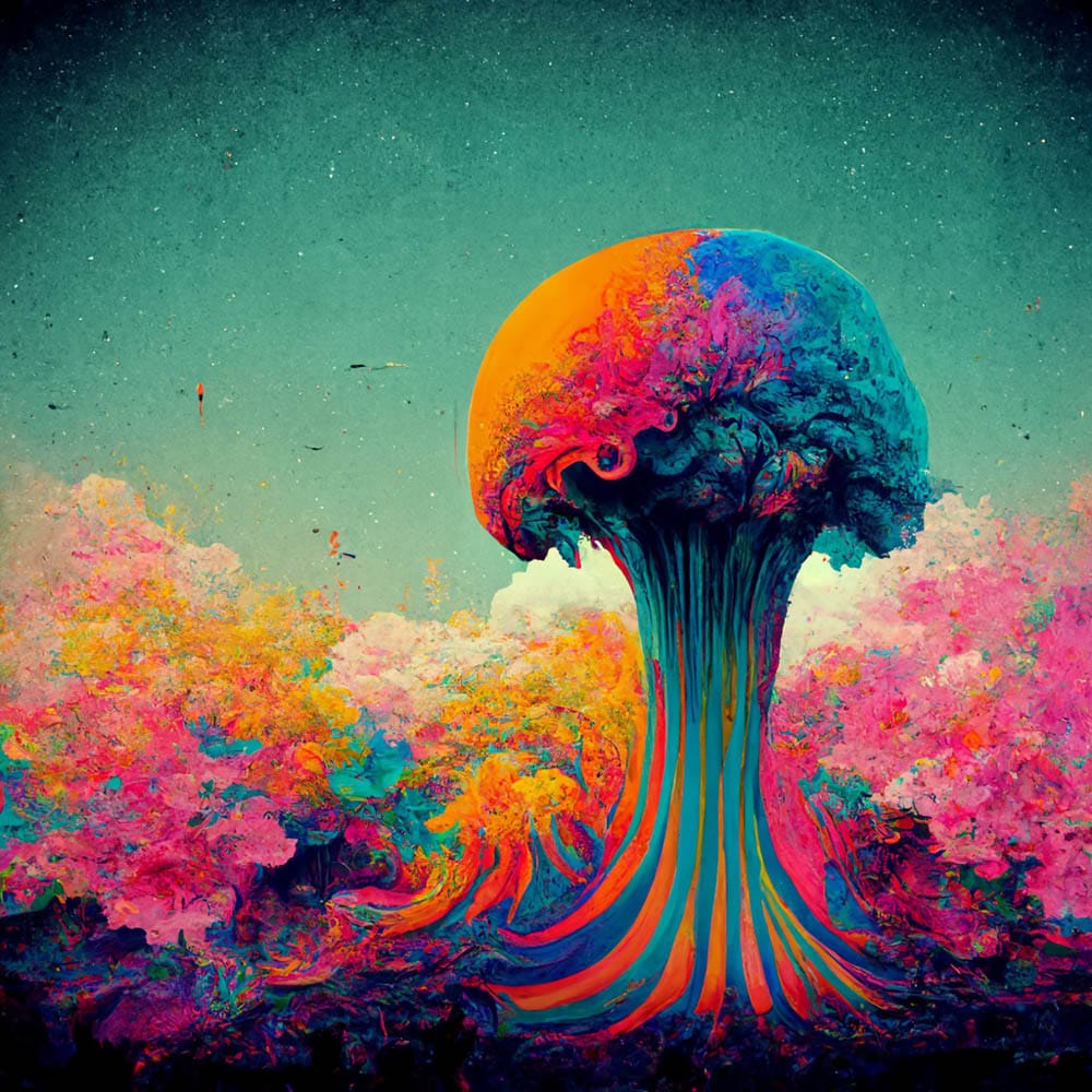 Psychedelic by Midjourney