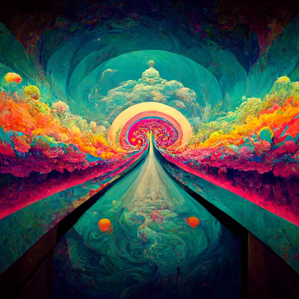 Psychedelic by Midjourney