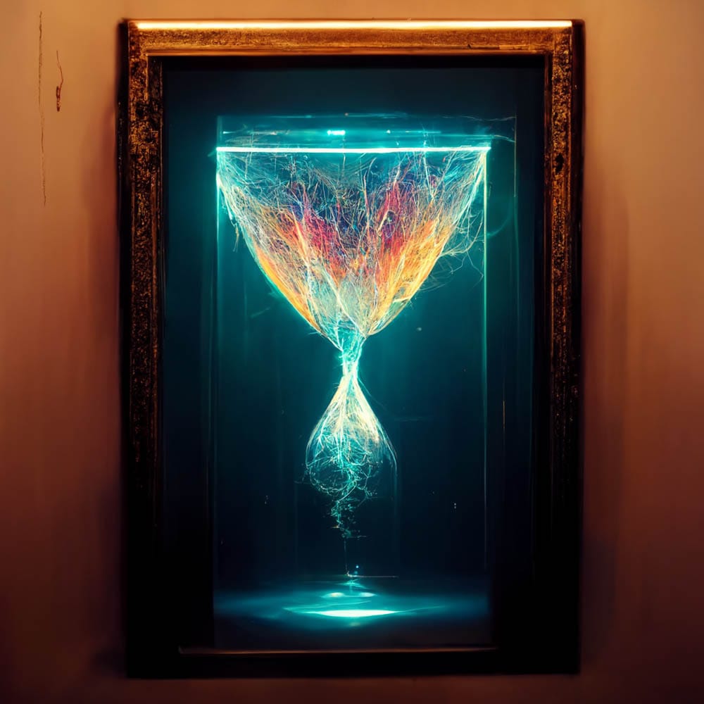 Quantum Entanglement by AI artist