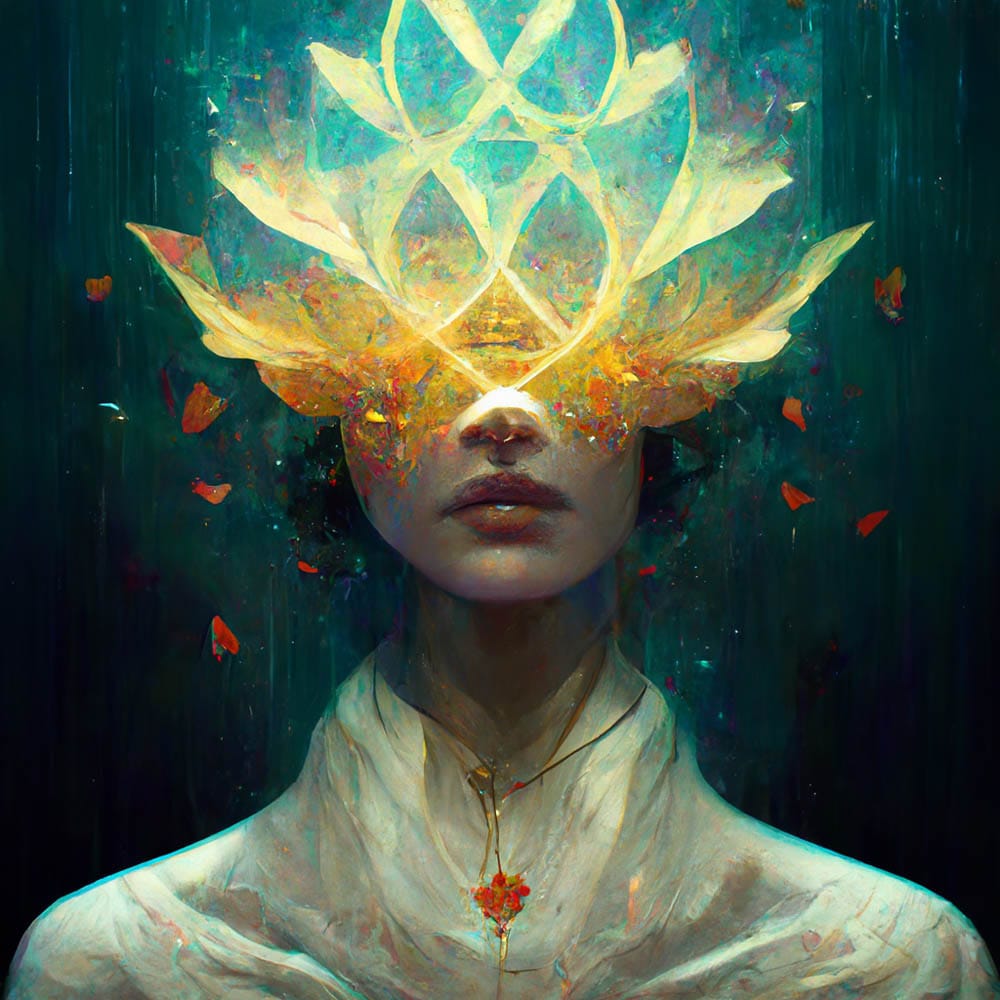 Transcendence by AI artist