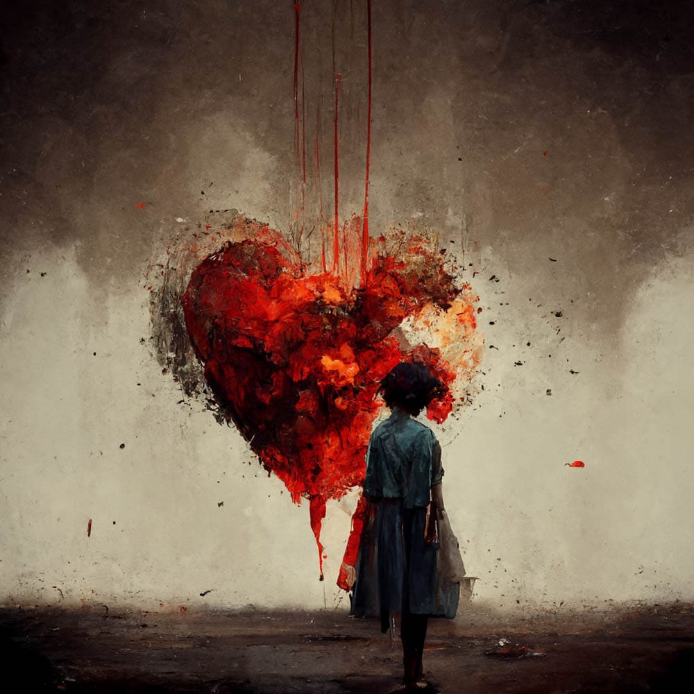 Violence by AI artist